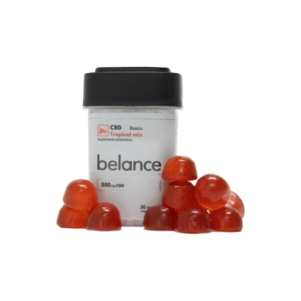 Gomas de CBD 500mg Sabor Tropical Mix